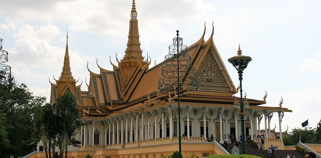 Phonm Penh Zilver Pagode Cambodja reizen vakantie