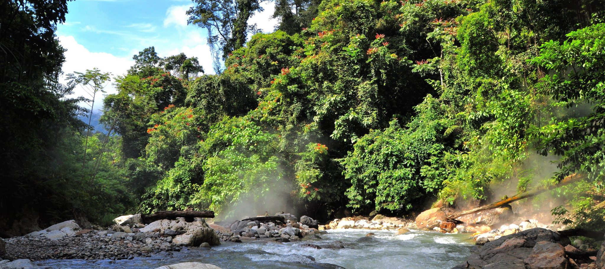 Hot spring bij Ketambe, Sumatra