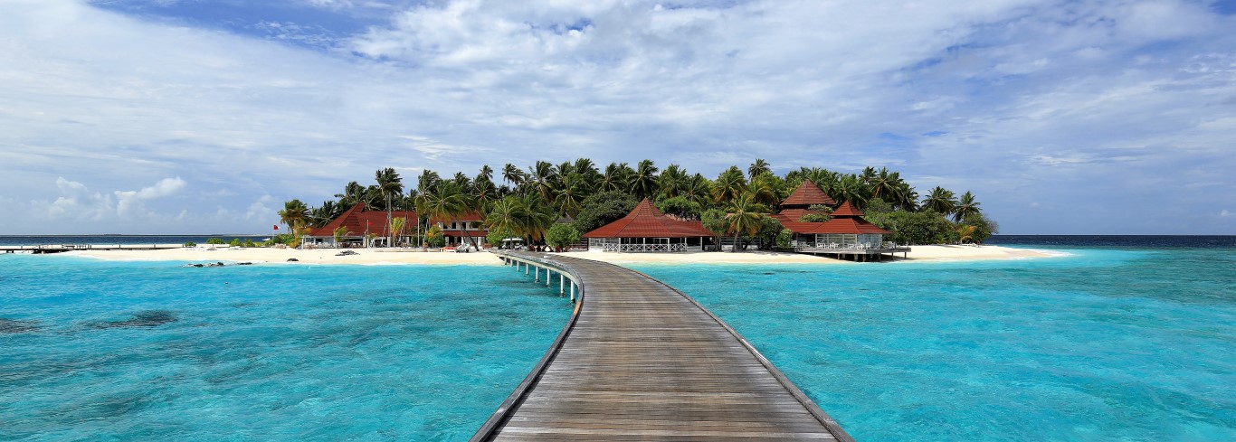 Uitnodigend luxe resort op de Malediven