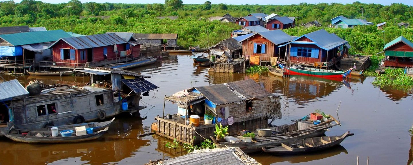 Tonlé Sap meer in Cambodja