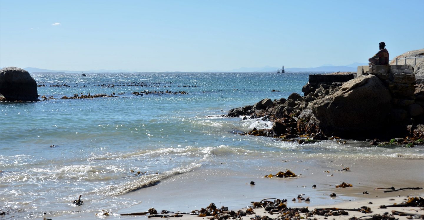 De oceaan heeft een rustgevende werking, Cape Peninsula, Zuid Afrika 
