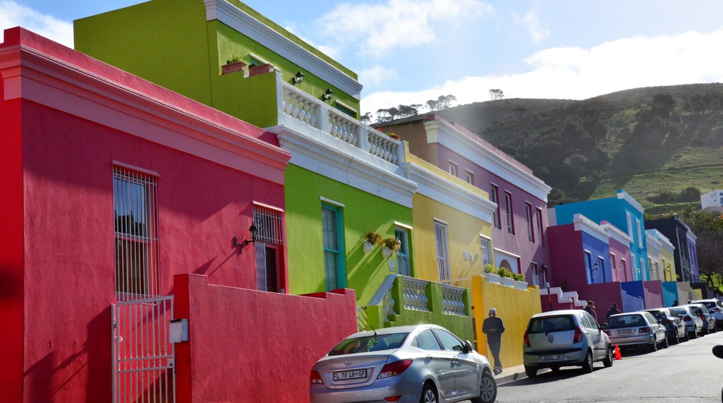 Kleurrijk Bo Kaap in Kaapstad 