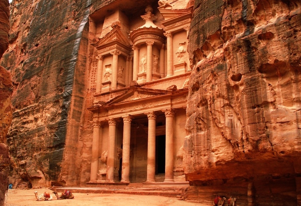 Treasury in Petra, deluxe rondreis ordanië