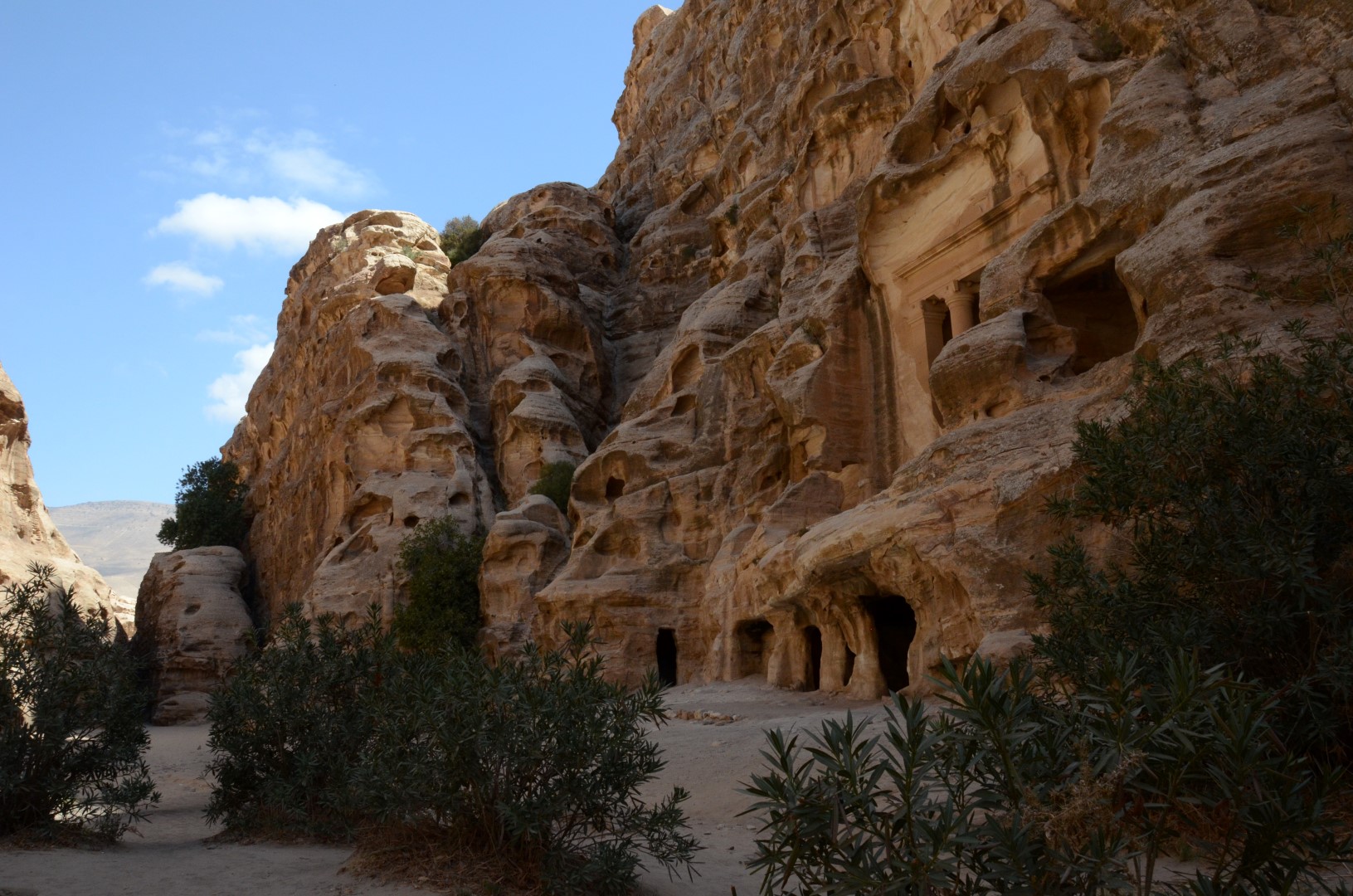 Tempels in Litlle Petra