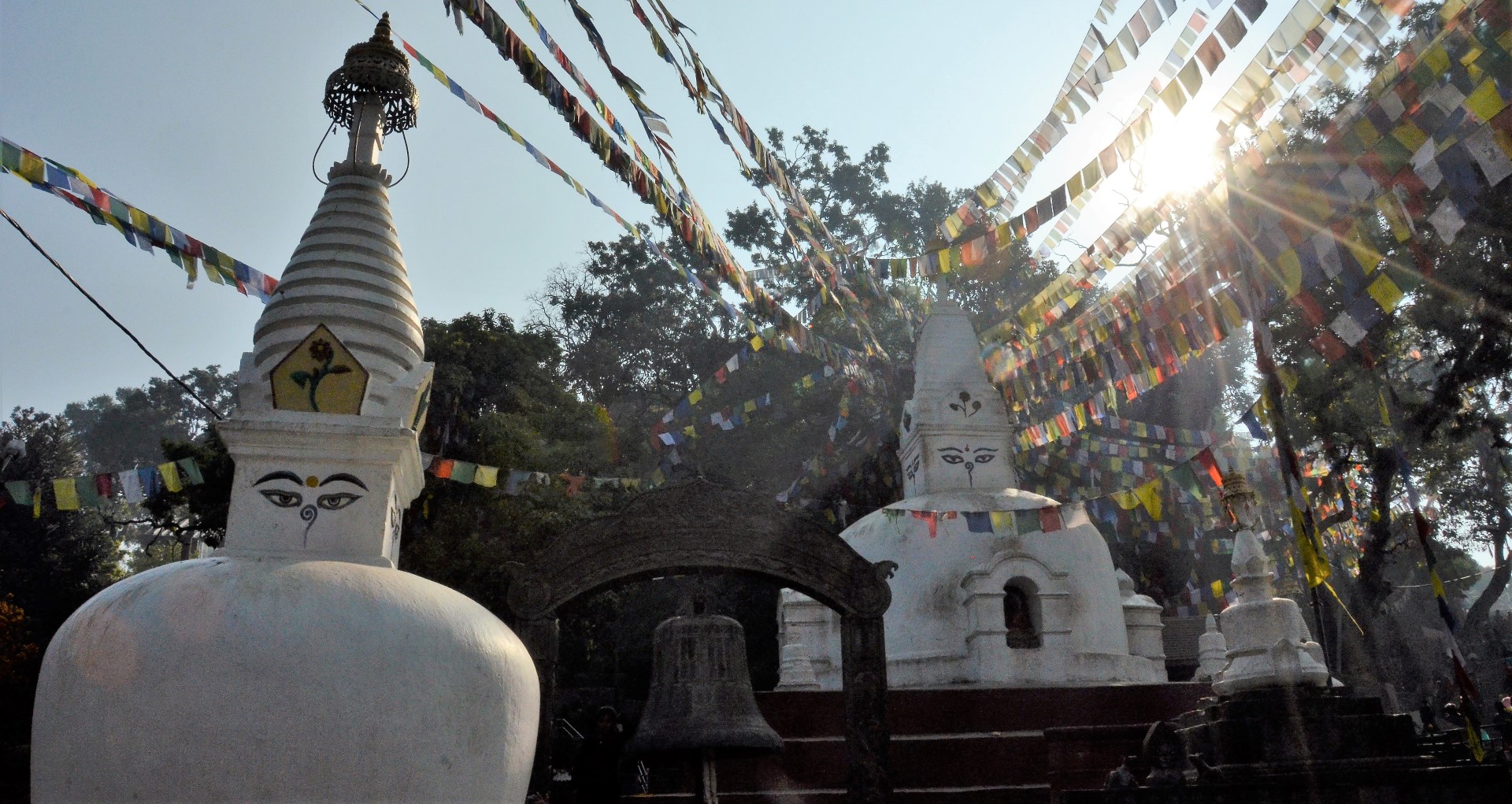 Monkey Temple, Swayambhunath Tempel, Kathmandu, Nepal