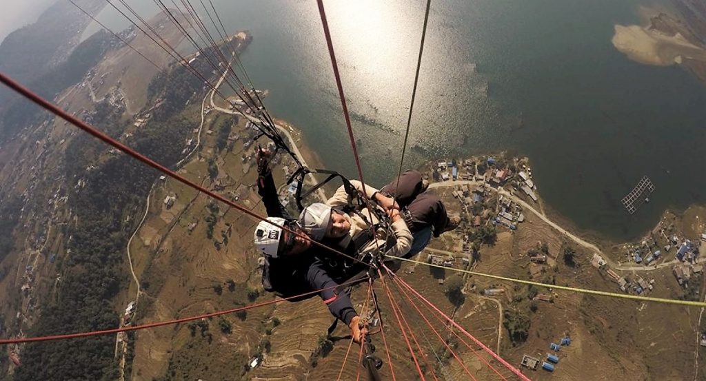 paragliden pokhara luxe nepal rondreis