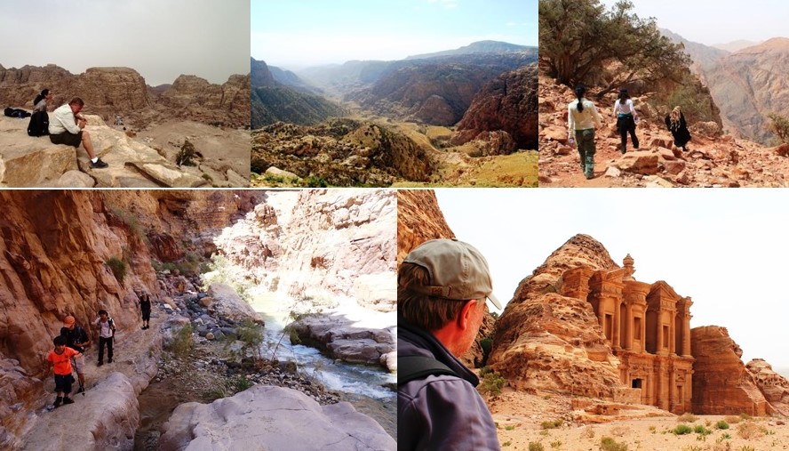 Wandeltocht Dana naar Petra, klasse gemiddeld tot zwaar