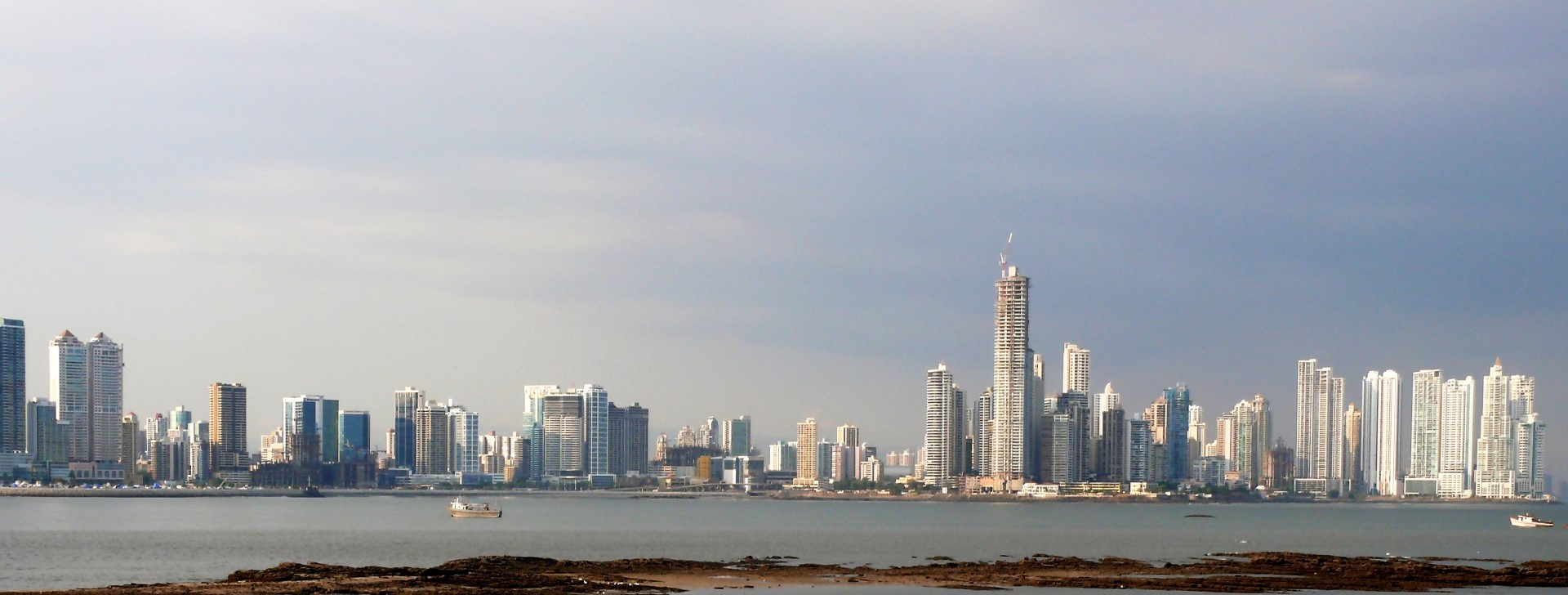 Auto rondreis door Panama City met uitzicht op skyline