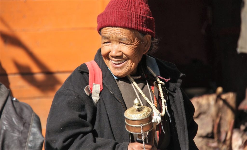 Ladakh-Zanskar Valley-klassieke-rondreis-noord-India-lokale-bevolking-in-de-bergen-van-ladakh-azië-
