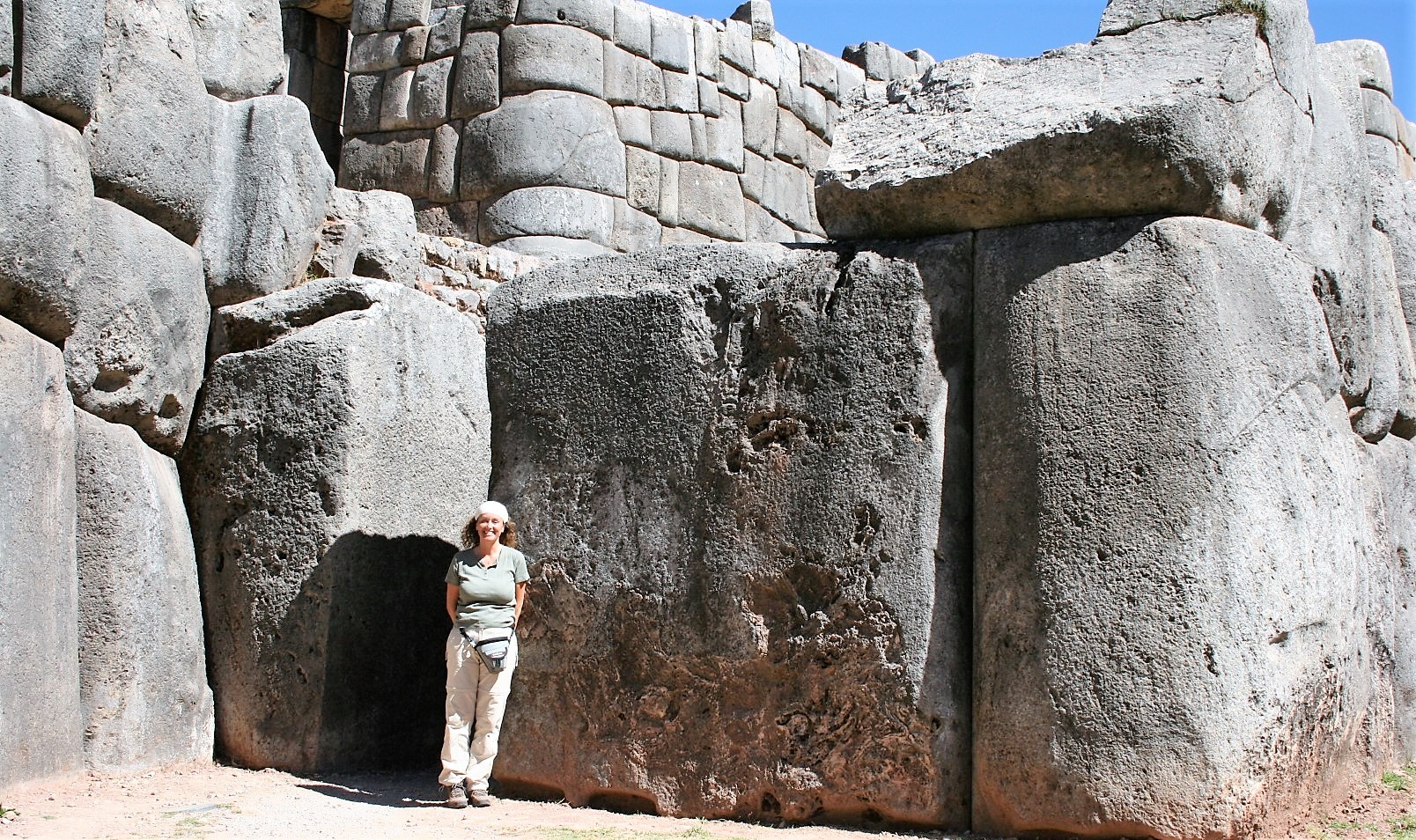 Sacsayhuamán tempel boven cuzco peru rondreis