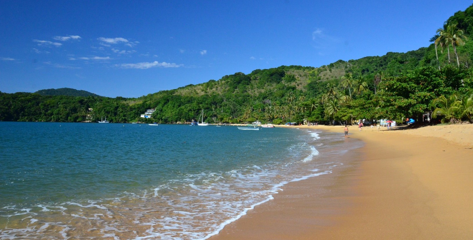strand en baai van Ilha Grande zuidelijk brazilië